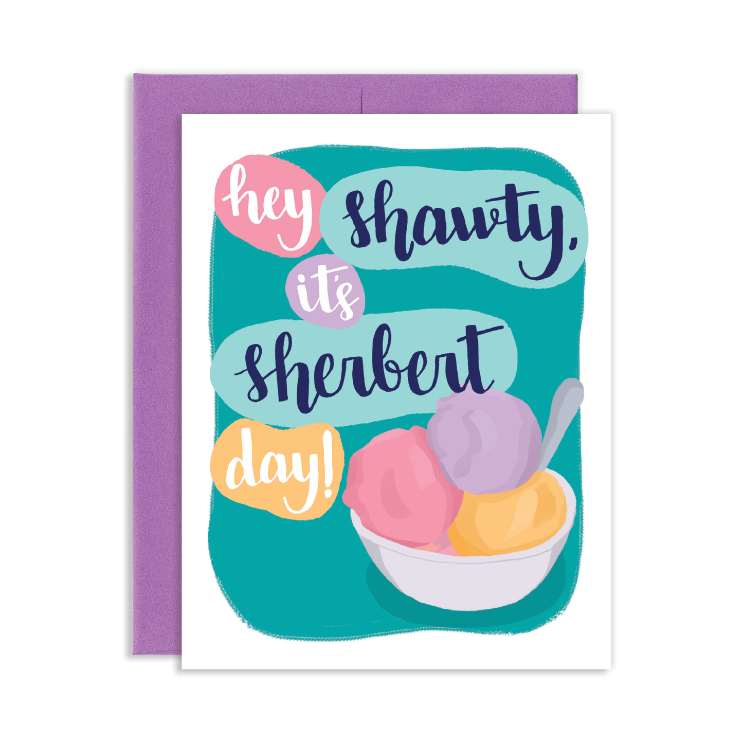 Sherbert Day Birthday Greeting Card