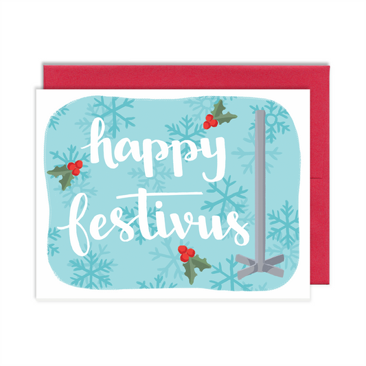 Happy Festivus Greeting Card | Old Logo