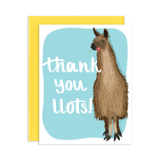 Thank You Llots Greeting Card
