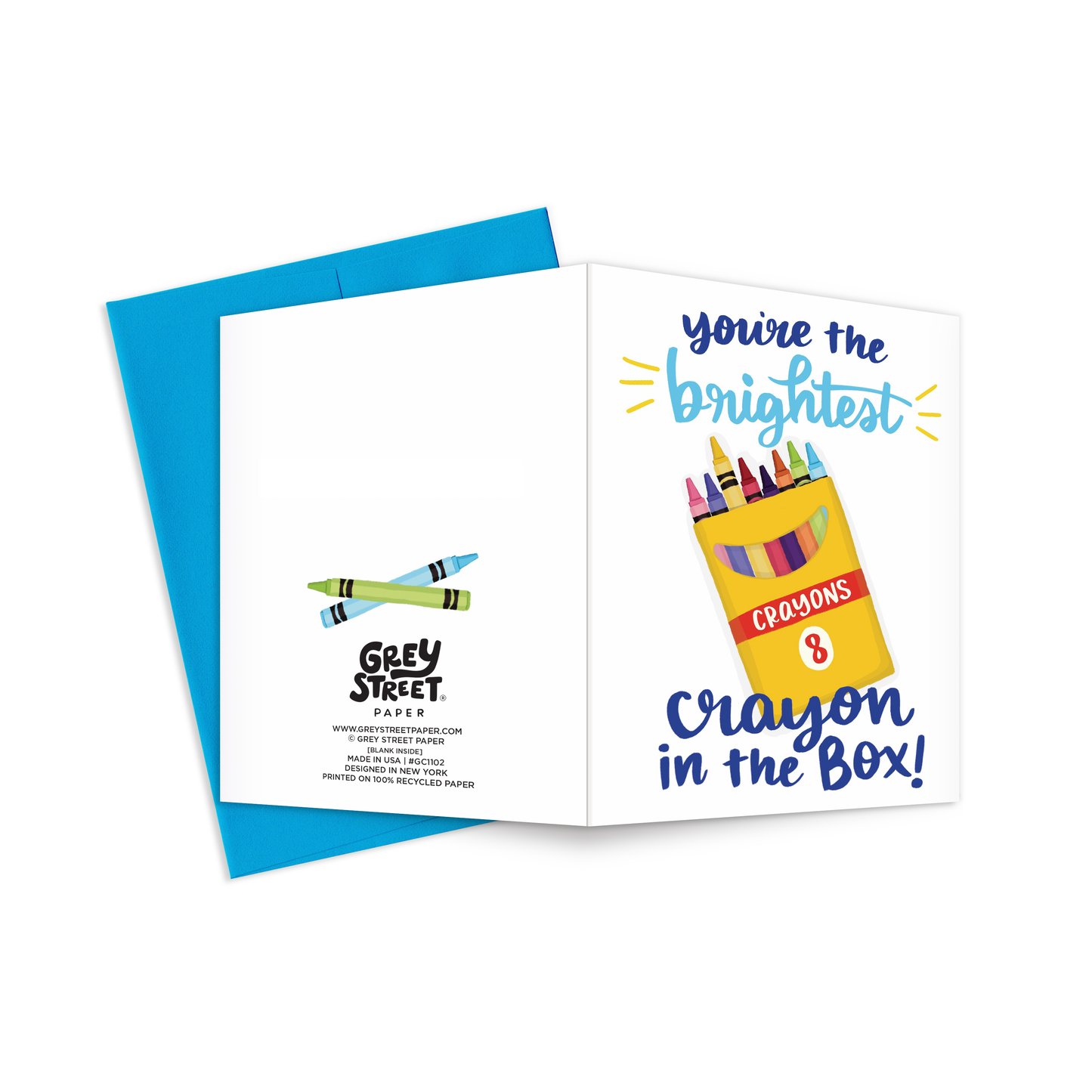 Brightest Crayon Greeting Card