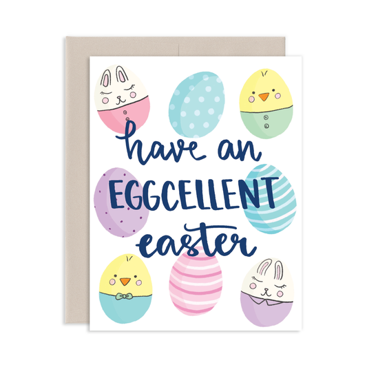 Eggcellent Easter Greeting Card | Old Logo