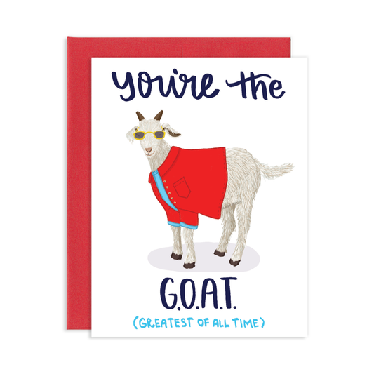 The GOAT Greeting Card