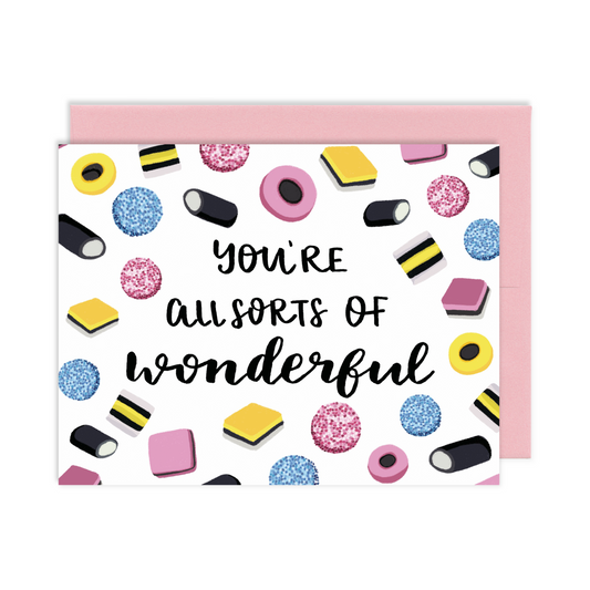Allsorts Of Wonderful Greeting Card
