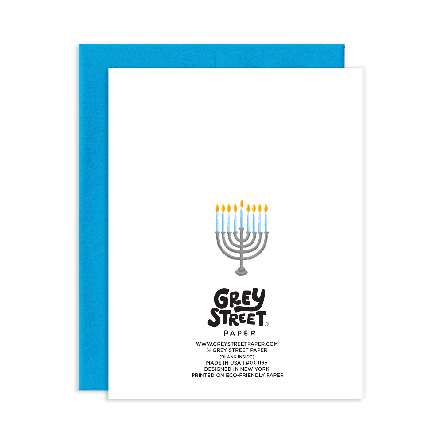 Dachshund Hanukkah Greeting Card *