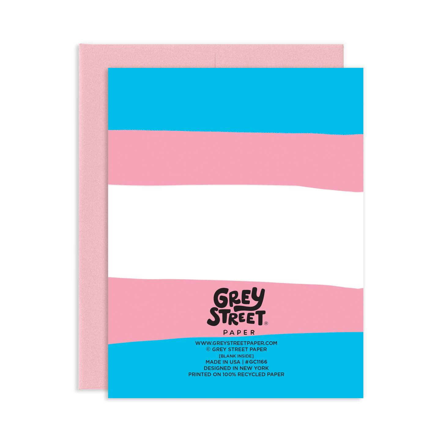 Trans Flag Support Greeting Card