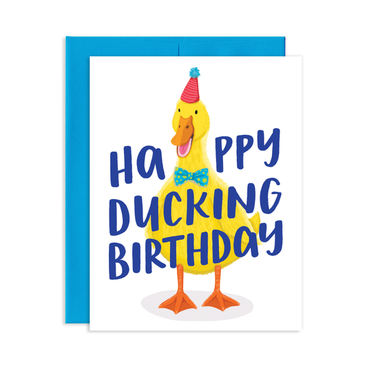 Ducking Birthday Greeting Card