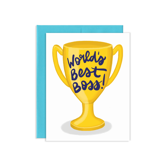 Best Boss Greeting Card | Old Logo