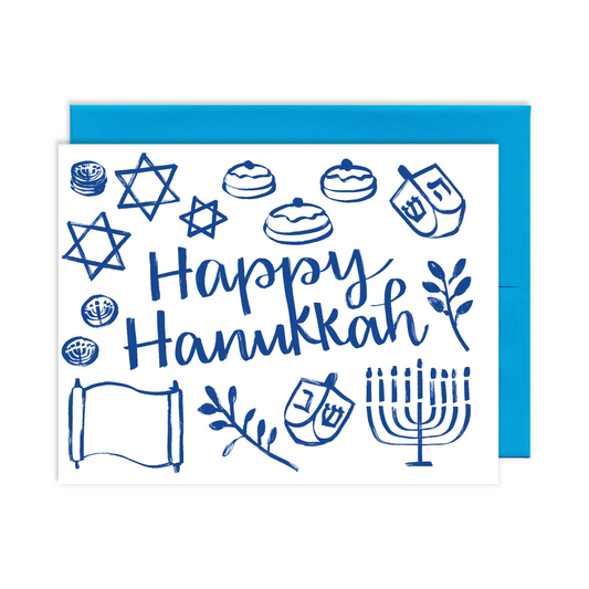 Happy Hanukkah Greeting Card