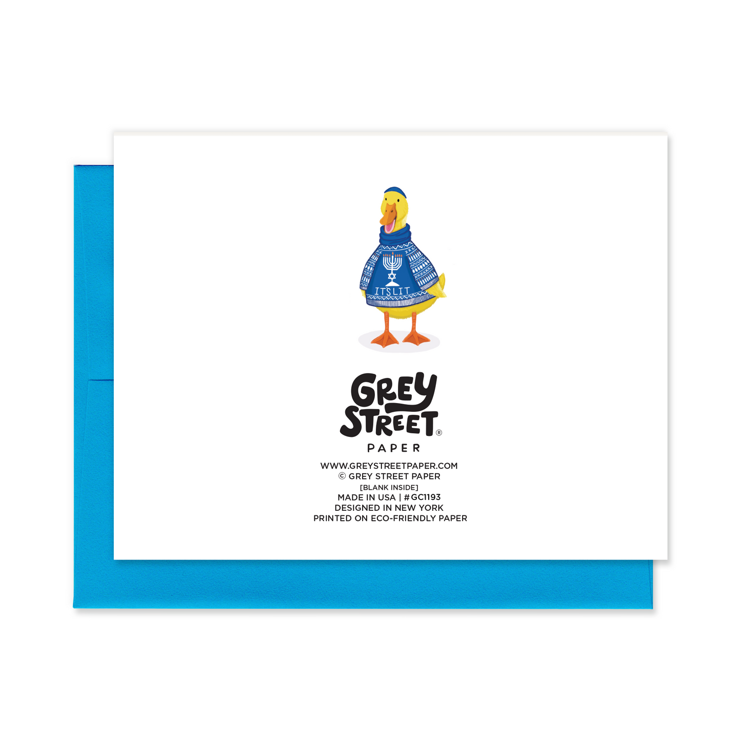 Ducking Hanukkah Greeting Card