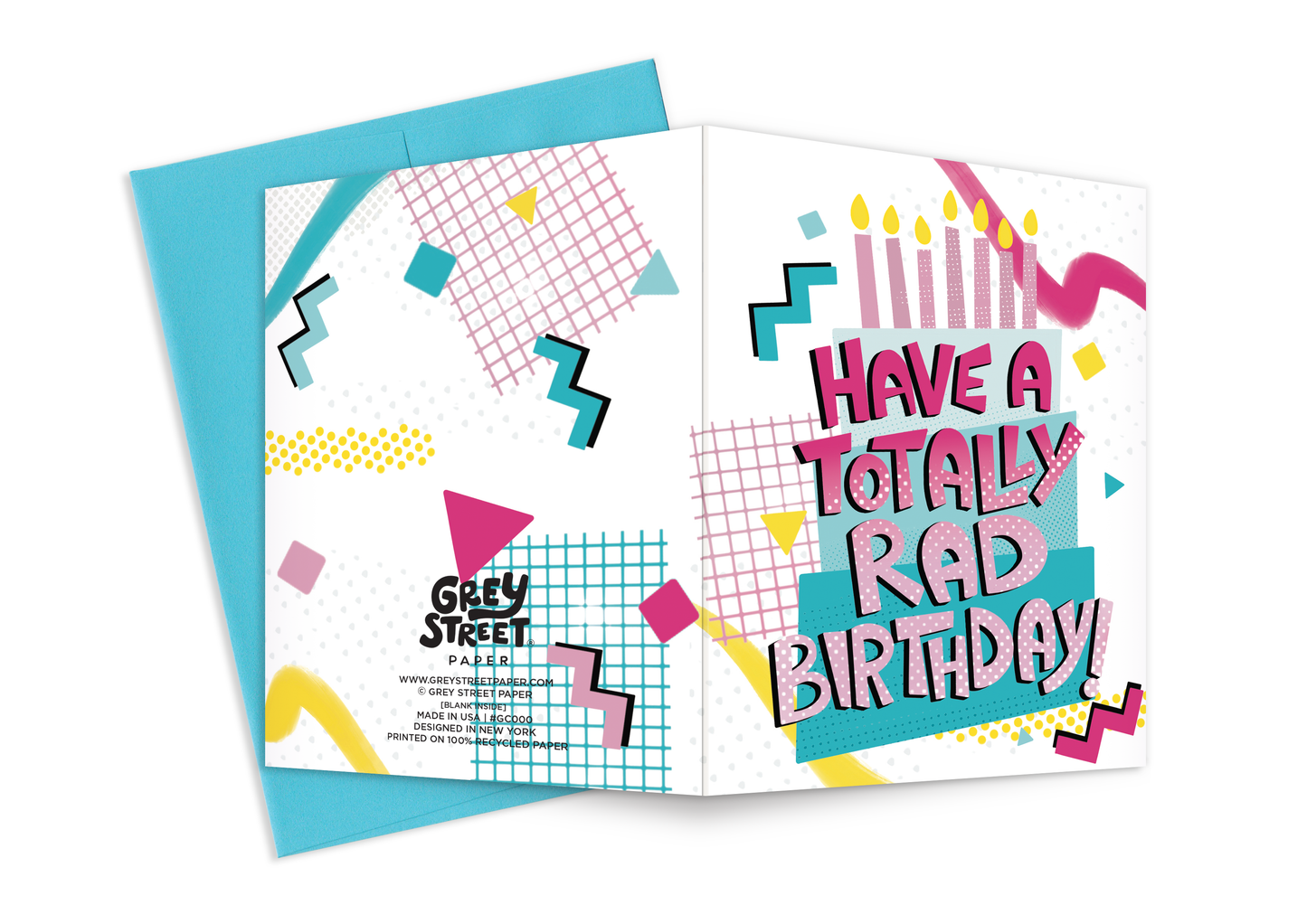 Have A Totally Rad Birthday Greeting Card | Old Logo
