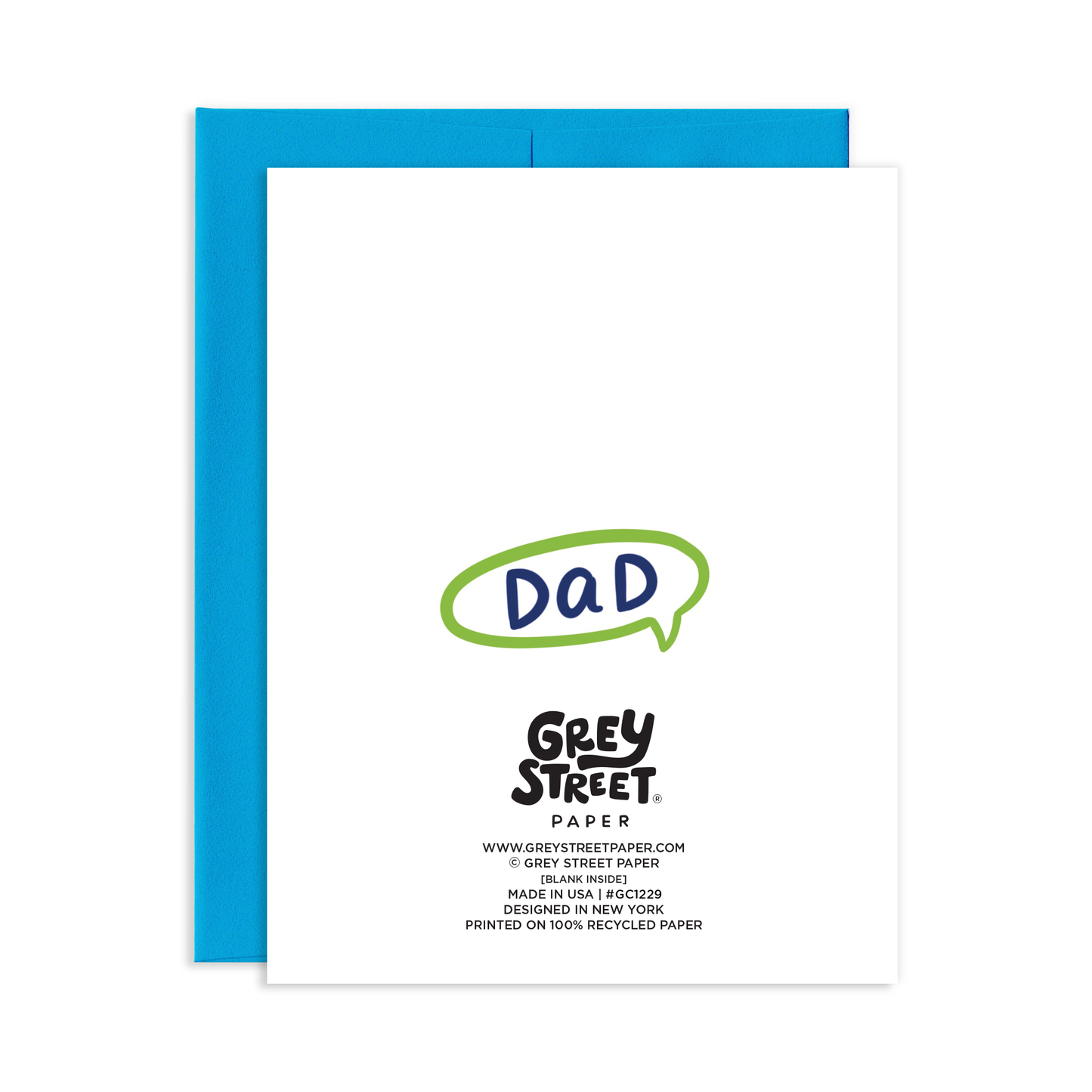 Dad Talk Bubbles Greeting Card
