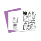 Party Hat Cat Greeting Card