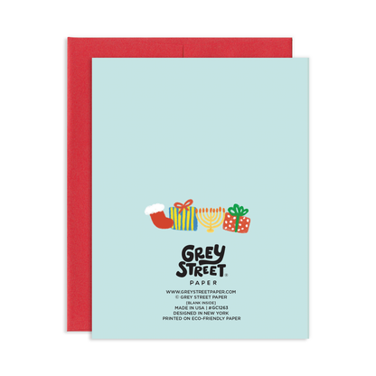 Christmukkah Greeting Card *