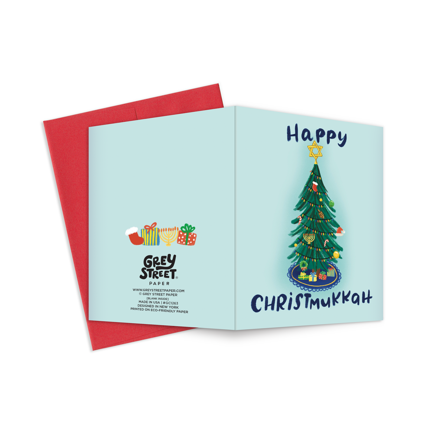 Christmukkah Greeting Card *