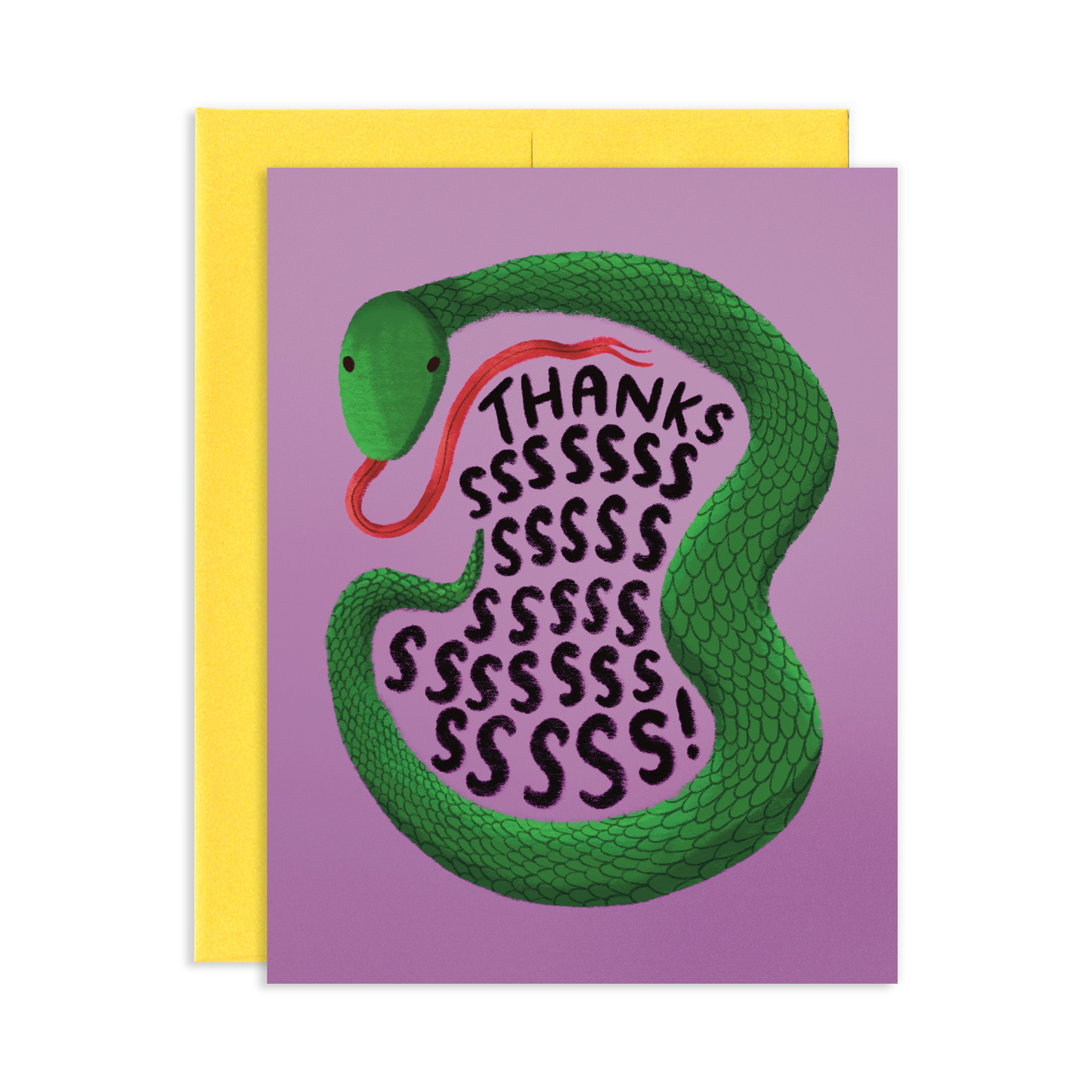 Thanks Snake Greeting Card