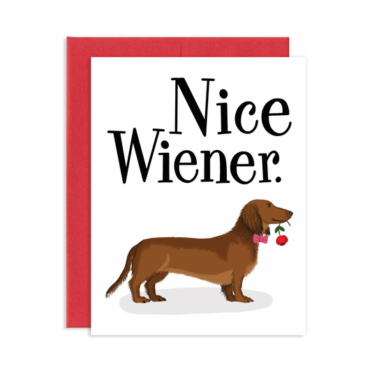 Nice Wiener Greeting Card