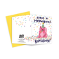 Meowgical Cat Birthday Greeting Card