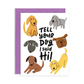 Tell Your Dog I Said Hi Greeting Card