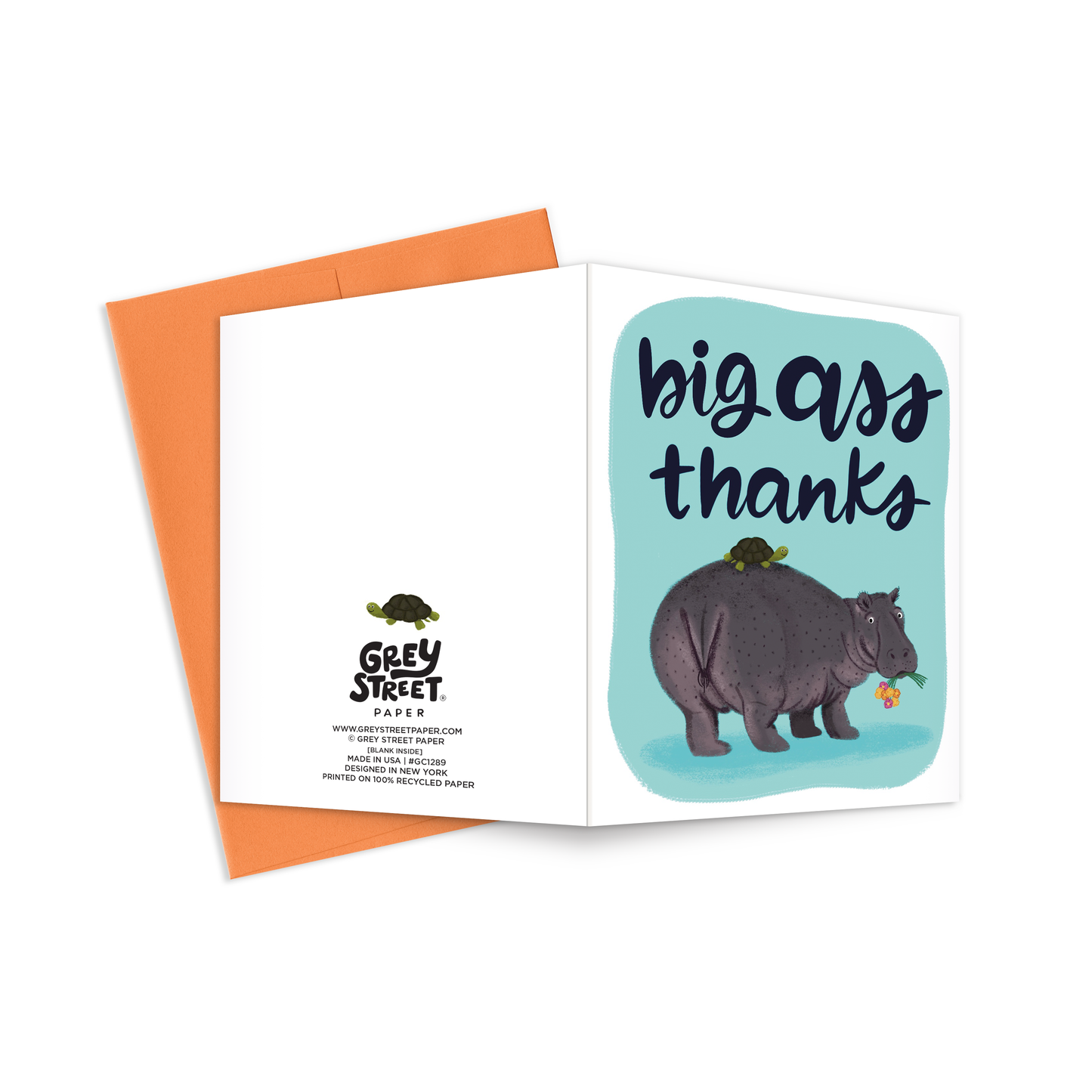 Big Ass Thanks Greeting Card