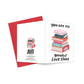 Books Love Story Greeting Card