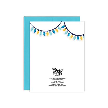 Smile Hanukkah Opossum Greeting Card *