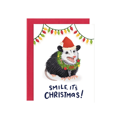 Ultimate Opossum Holiday Ornament 2 Card Set