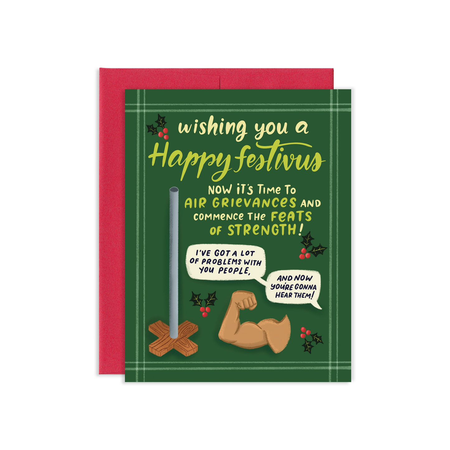 Festivus Holiday Greeting Card | Old Logo