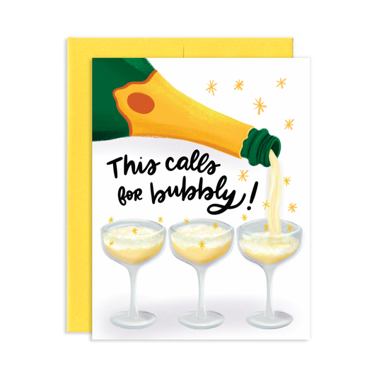 Bubbly Congratulations Greeting Card