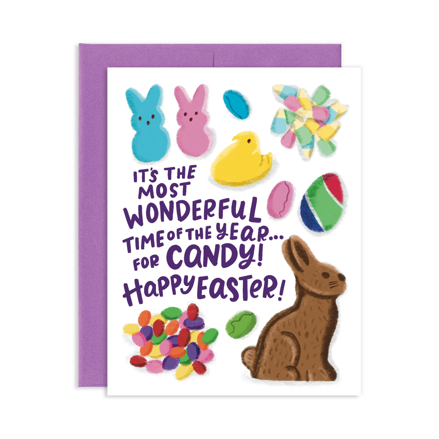 Candy Easter Greeting Card