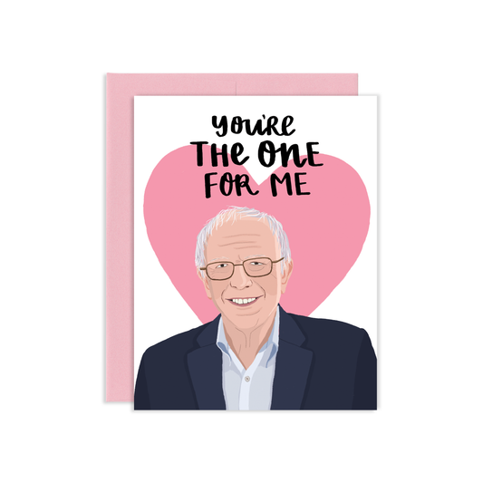 The One Bernie Sanders Love Greeting Card | Old Logo