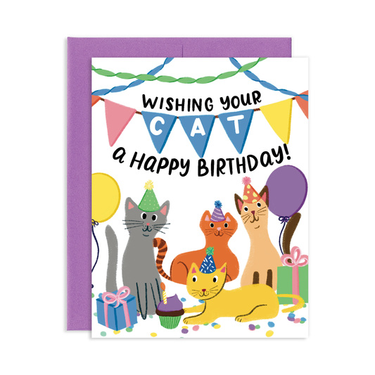 Your Cat's Birthday Greeting Card