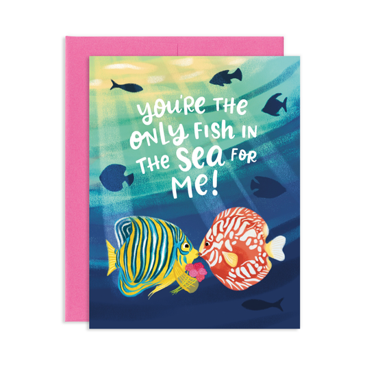 Fish In The Sea Love Greeting Card