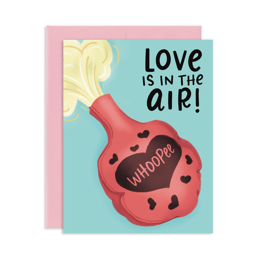 Love Is In The Air Whoopee Love Greeting Card