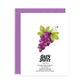 Grape Job Congrats Greeting Card