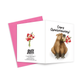 Capybara Anniversary Greeting Card