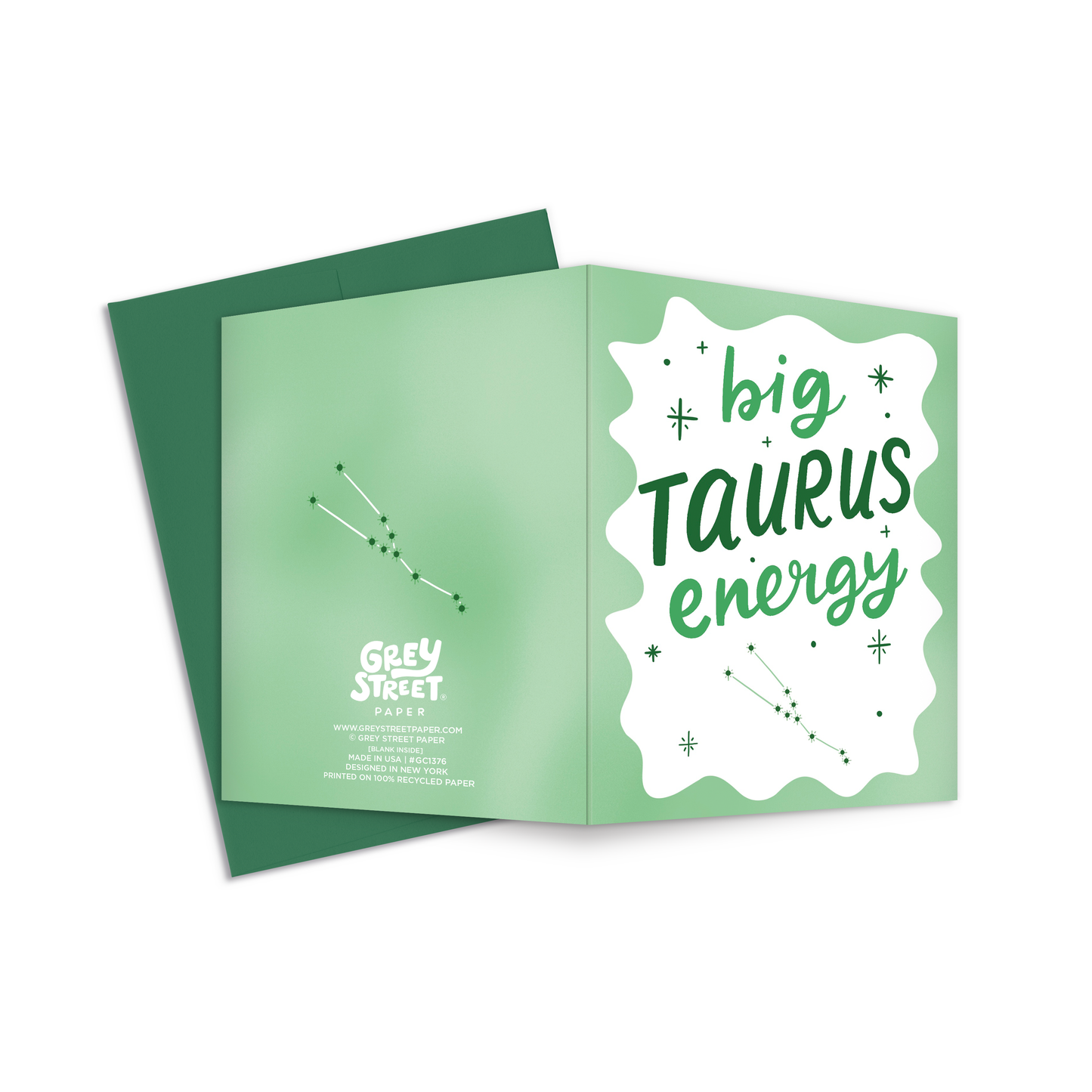 Big Taurus Energy Birthday Greeting Card