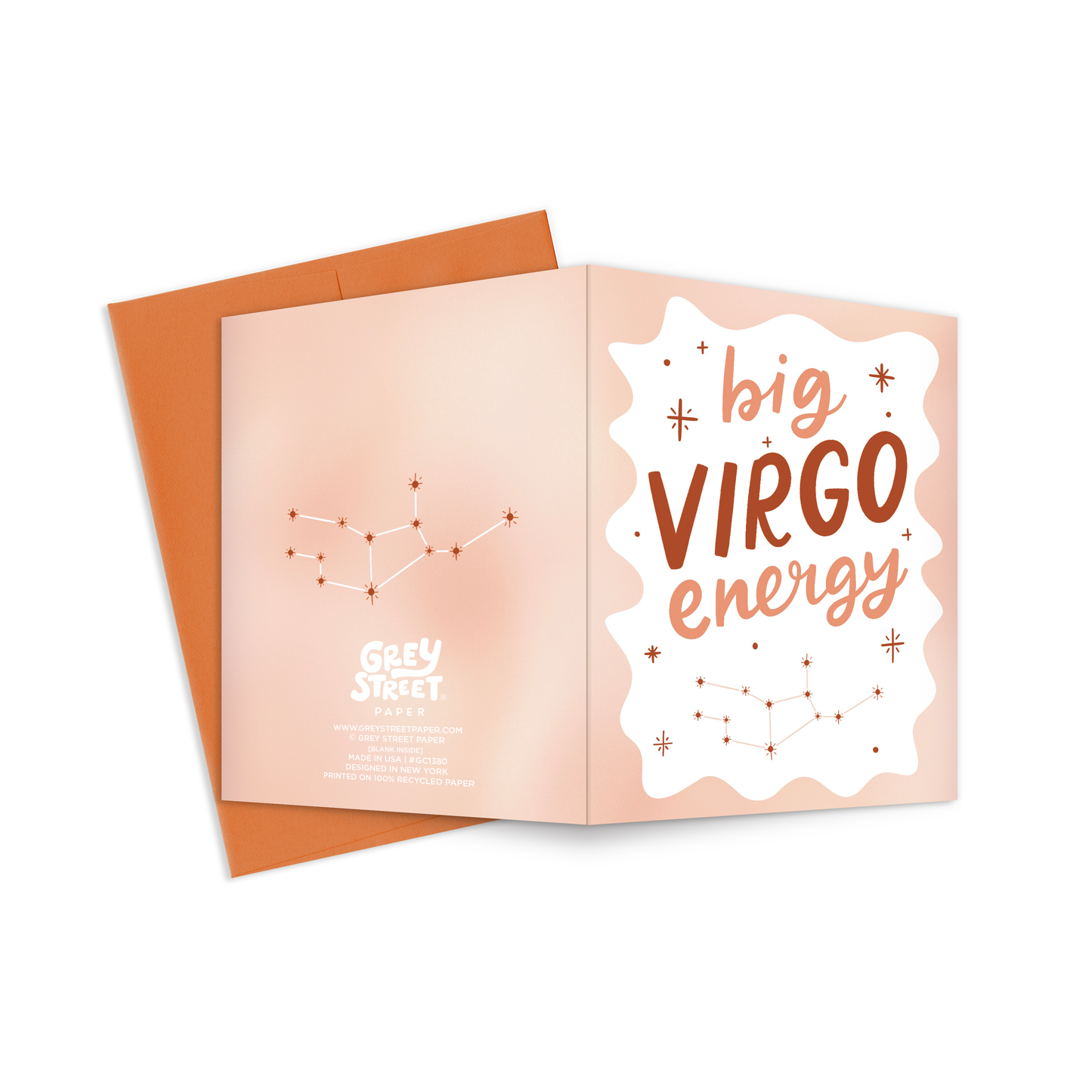 Big Virgo Energy Birthday Greeting Card