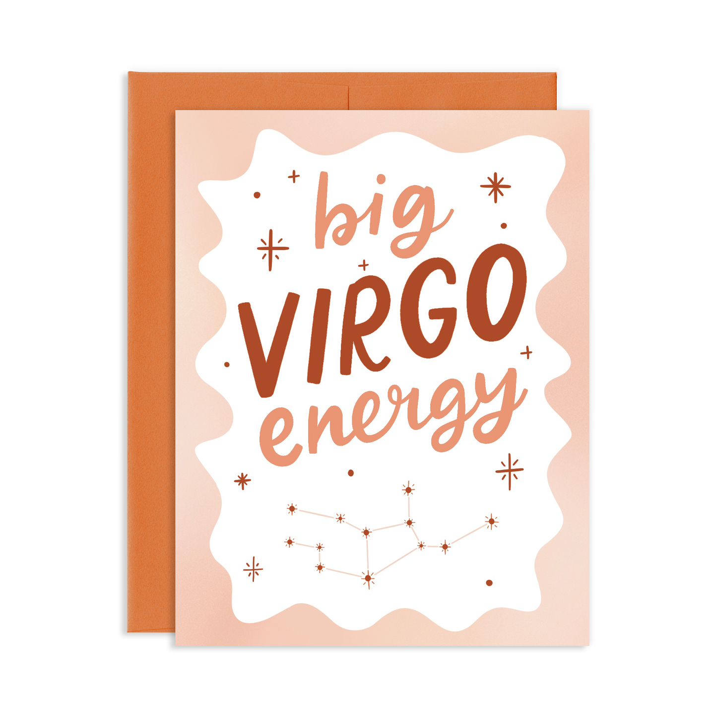 Big Virgo Energy Birthday Greeting Card