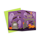 Stay Spooky Graveyard Halloween Greeting Card