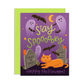 Stay Spooky Graveyard Halloween Greeting Card