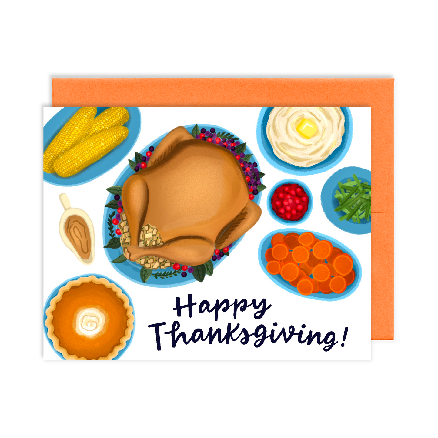 Happy Thanksgiving Dinner Thanksgiving Greeting Card