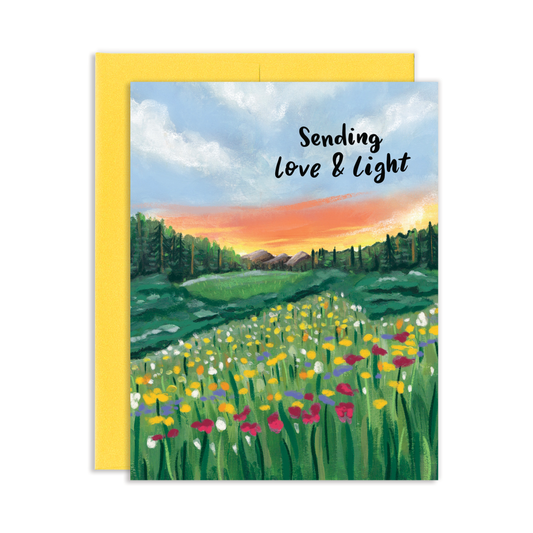 Love & Light Sympathy Greeting Card