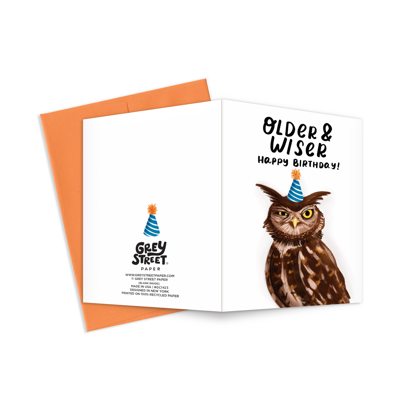 Wise Owl Birthday Greeting Card