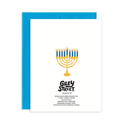 Latke Love Chipmunk Hanukkah Greeting Card