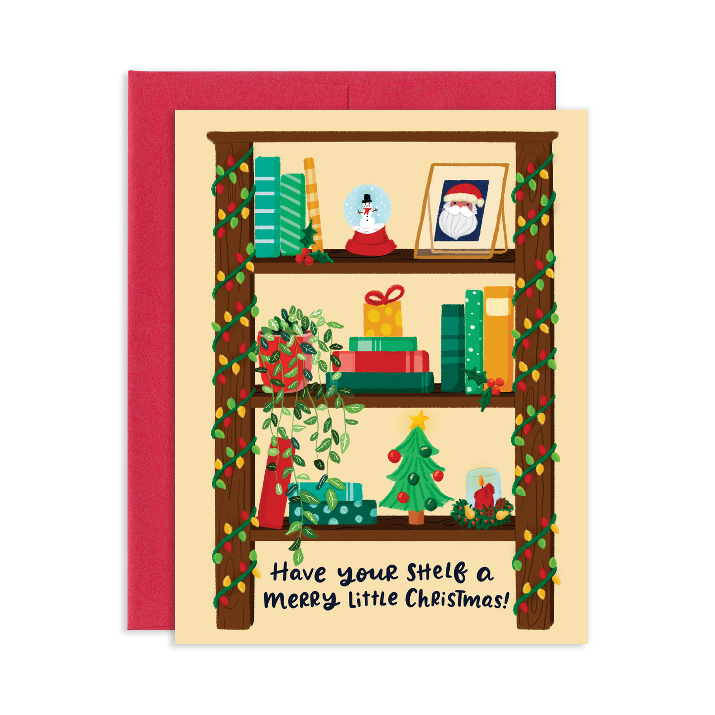 Book Holiday Ornament Card Sticker Bundle