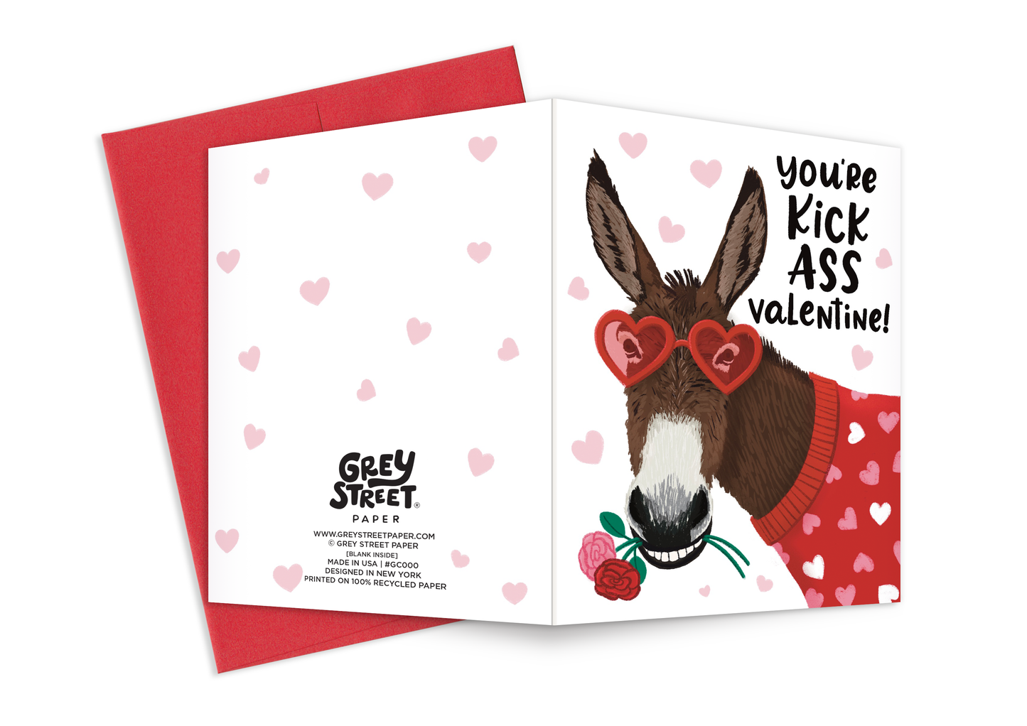 Kick Ass Valentine's Day Greeting Card