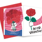 Be Mine Roses Valentine's Day Greeting Card