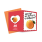 Orange You Glad Valentine's Day Greeting Card