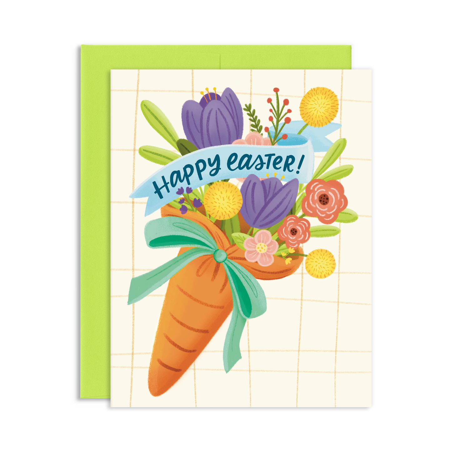 Happy Easter Bouquet Greeting Card