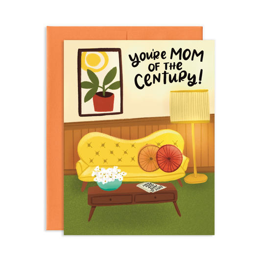 Mid Century Mom Mother's Day Greeting Card